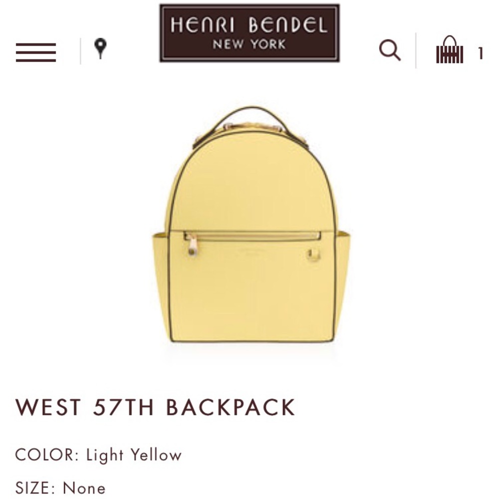 Henri Bendel backpack